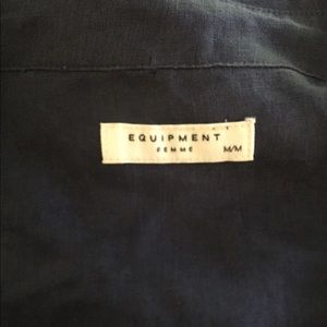 Equipment Dresses - Equipment Blue Knox Linen Lace-Up Dress Equipment Dresses - Equipment Blue Knox Linen Lace-Up Dress